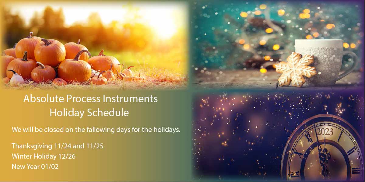 API's holiday schedule is here, make sure to place your orders before the holiday rush.