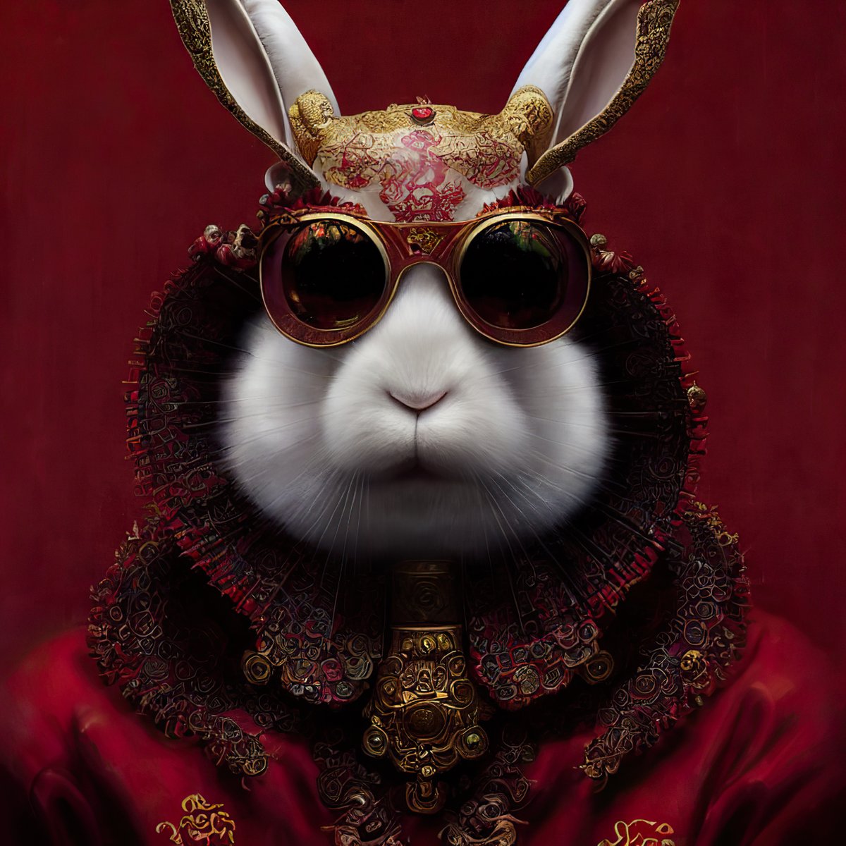 Happy Monday 🐰 club! 
Sharing this amazing red rabbit 🔥

Made with #stablediffusion 
----
#AI #AIart #aiartist #dalle2 #midjourney #NFTCommunity #nft #nfts #aiartsociety #aiartwork #nftcollection #aiartcommunity