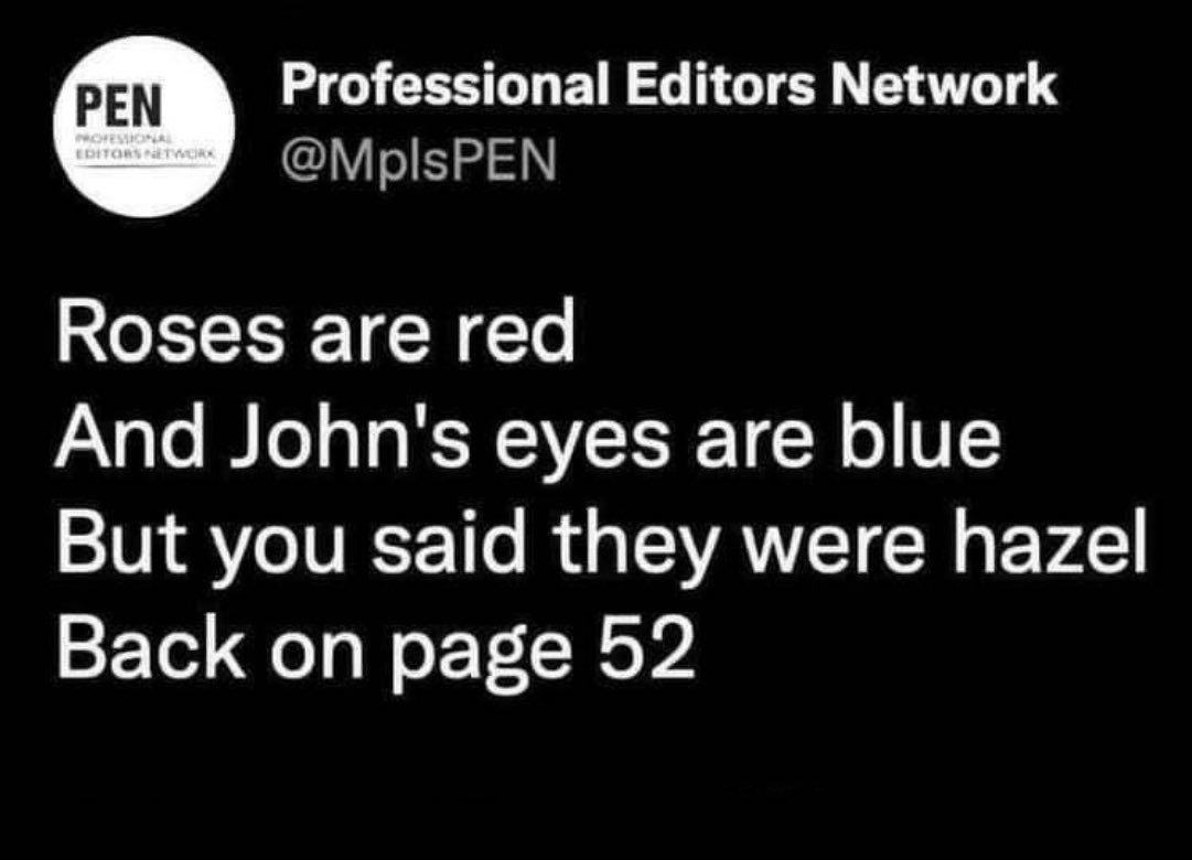 Poetry for editors