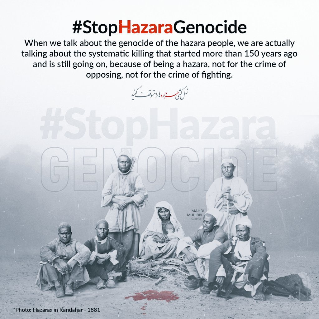 21st century and Hazaras are still fighting for their basic human right; the right to LIVE!!!

#StopHazaraGenocide