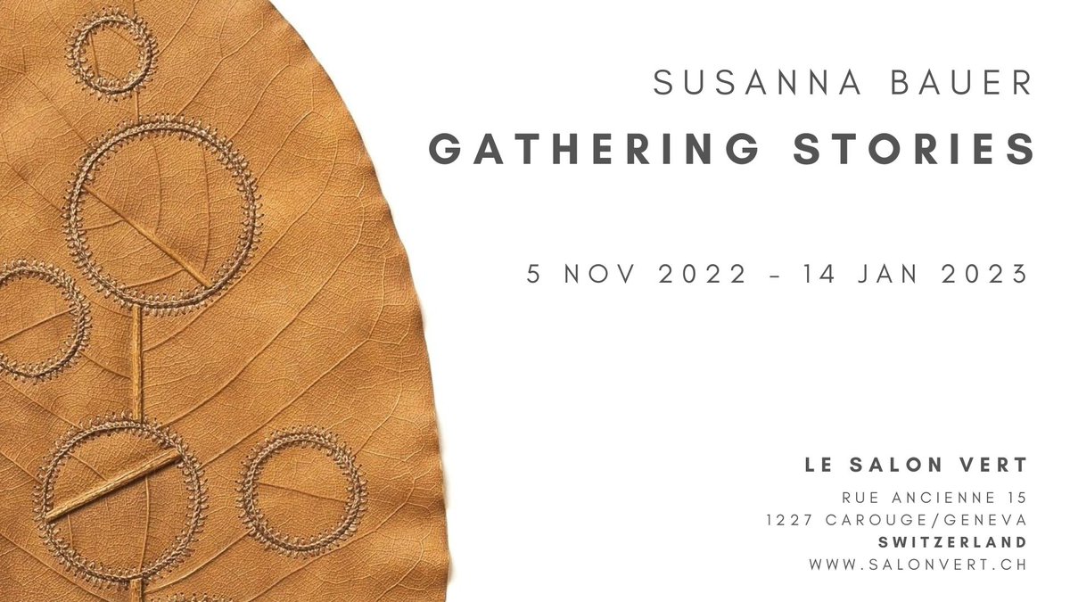 Opening soon at gallery #LeSalonVert in #Carouge #Geneva #Switzerland