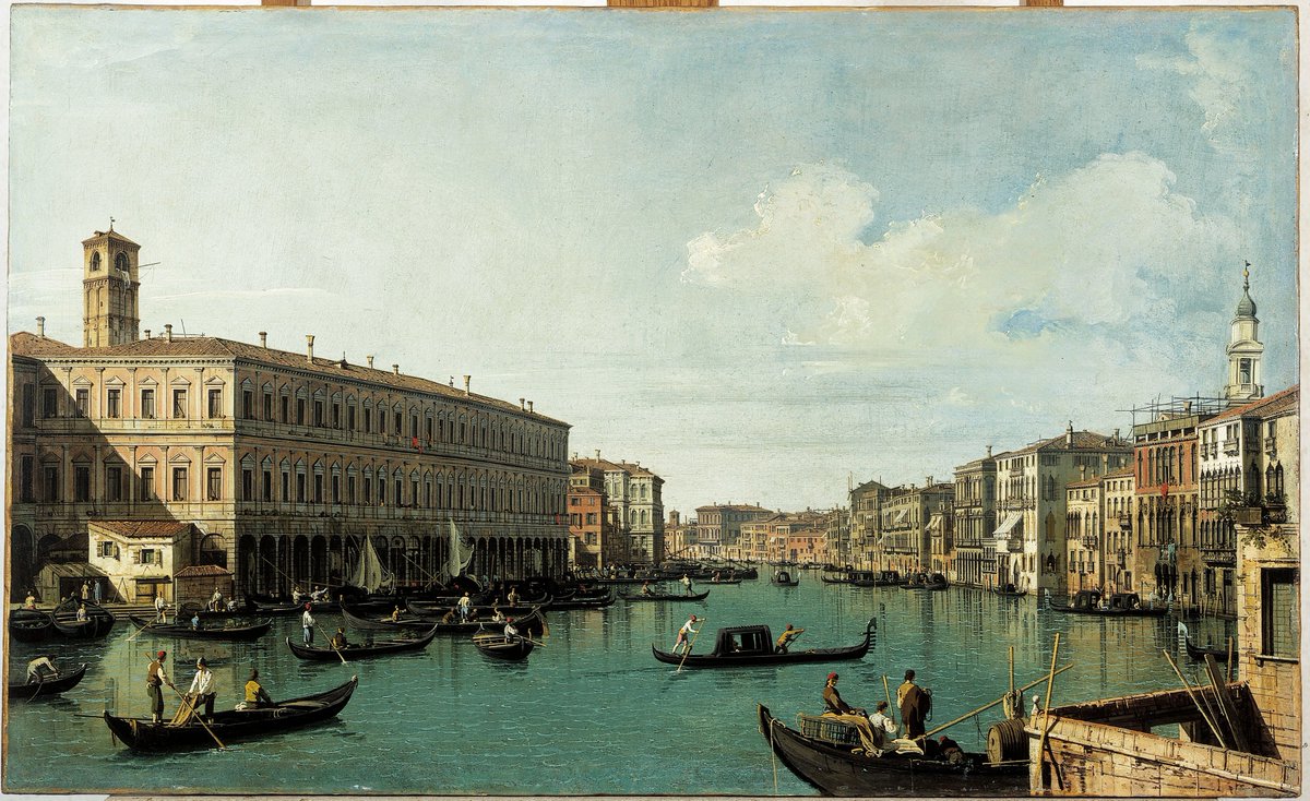 parismusees's tweet image. 🔔 Ce 1er novembre les musées de la Ville de #Paris sont ouverts !
Venez découvrir nos chefs-d’œuvre de plus près.👀 L'accès aux collections permanentes est toujours gratuit !

🖼 Il Canaletto, Le Grand Canal, vu du pont du Rialto, vers 1725 visible au @museecognacqjay.