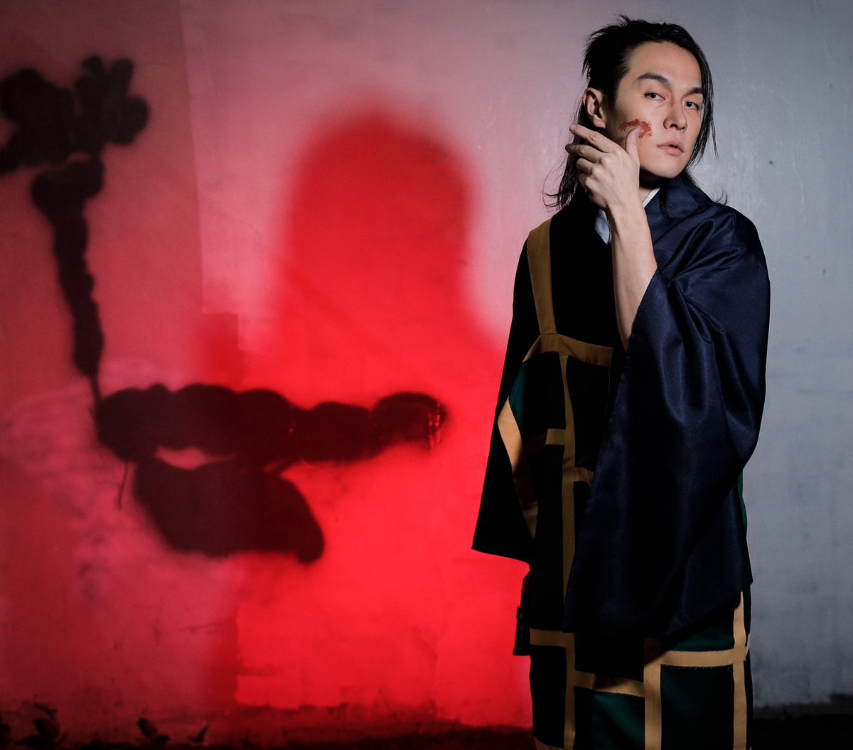 「私に従え猿共」
という訳で、今年は夏油傑でした。
皆様呪い合いましたか？

#ハロウィン
#呪術廻戦 
#夏油傑