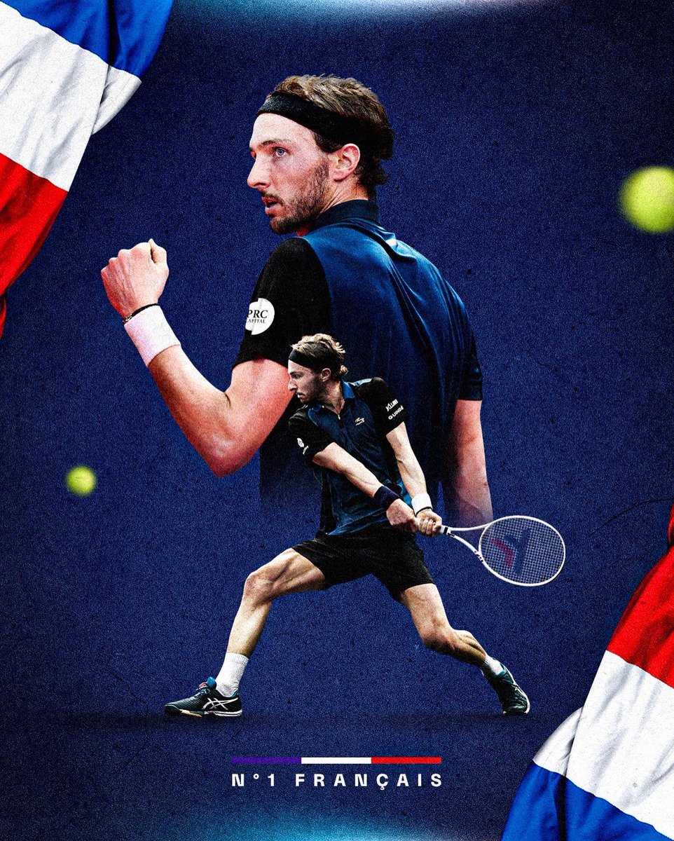 arthurrinder's tweet photo. Numéro 1 français à l’ATP (au moins le temps d’une semaine 😜). Le petit garçon a bien grandi ! #JustAnotherStep
#ToutDonner💪🏽 https://t.co/qyGBVGWliD