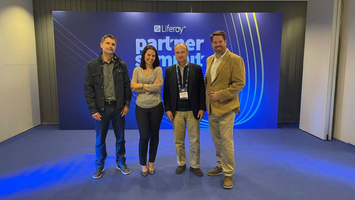 Plexus Tech (@plexustech_) on Twitter photo Cómo disfrutamos la semana pasada con nuestro partner <a href="/Liferay_es/">Liferay España</a> en su evento anual #LiferayPartnerSummit 🙌🏻
Dos jornadas intensas e interesantes para conectar con los otros partners #EMEA y conocer las ventajas y beneficios de #LiferayExperienceCloud Cómo disfrutamos la semana pasada con nuestro partner <a href="/Liferay_es/">Liferay España</a> en su evento anual #LiferayPartnerSummit 🙌🏻
Dos jornadas intensas e interesantes para conectar con los otros partners #EMEA y conocer las ventajas y beneficios de #LiferayExperienceCloud