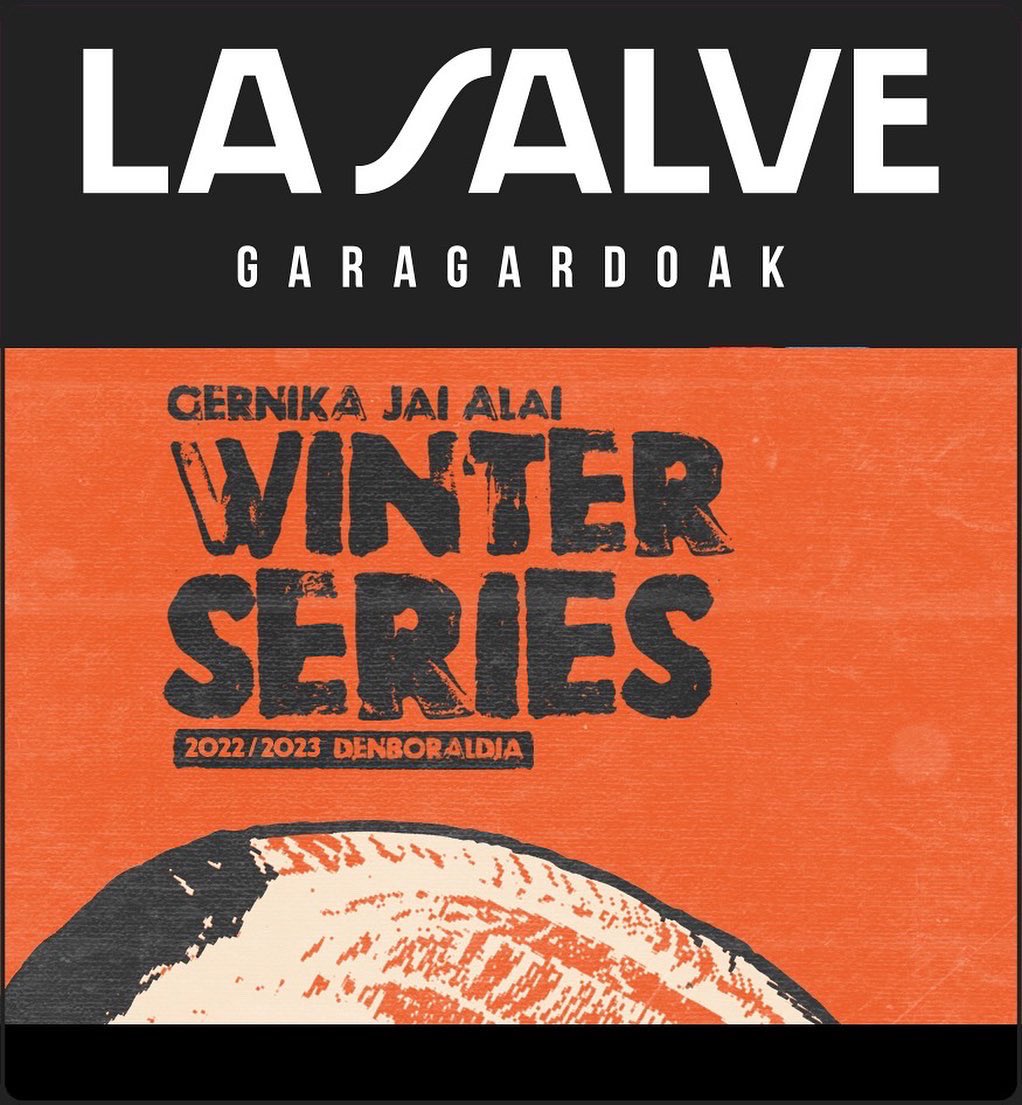 LaSalveBilbao's tweet photo. Gaur, abian da Jai Alai Winter Seriesa 2023.
Hoy, en marcha ya el Jai Alai Winter Series 2023.
🍻🍻🍻🍻🍻🍻🍻🍻🍻🍻
#lasalve #lasalvebilbao #cerveza #beer #garagardoa #km0 #euskadi #basquebeer #cervezaslasalve #cervezaslasalvebilbao https://t.co/dK27U1RFa9