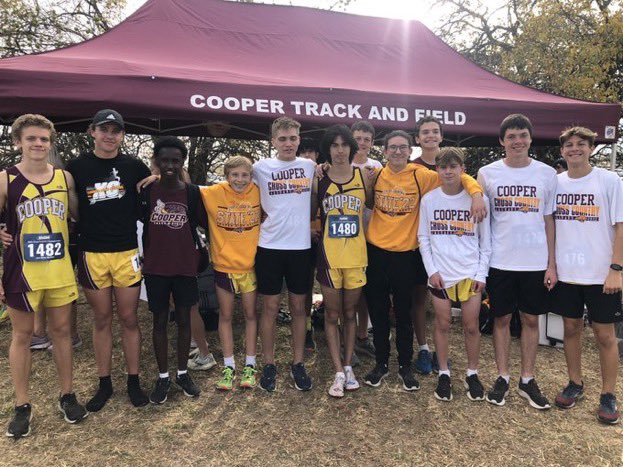 Congrats to our men's cross country team on the 10th place finish at state over the weekend. Salah placed 43rd, Paul placed 51st, Noah 68th and Preston 78th.  Go Jags!