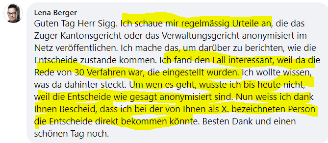 Ihr erinnert Euch noch, dass unser Genie aus Wald sich rühmte, dass ein Linker, gescheiter als er, zuerst geboren werden müsste.
Ein Müsterli zur Illustration, natürlich für Sigg geschrieben.
Wir gratulieren zu dieser wunderbaren Selbstdemontage. Selten so gelacht 🤣🤣🤣🤣🤣