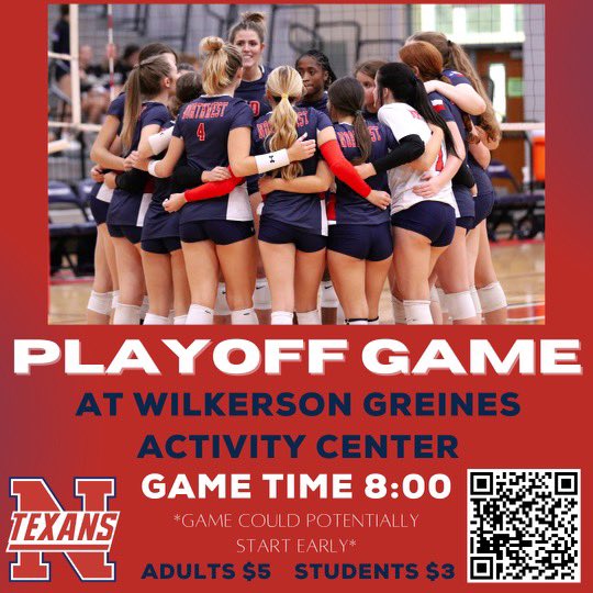 🚨🚨Bi-District Playoff Game 🚨🚨 Northwest vs South Hills @ Wilkerson Greines - 8 pm
Online ticketing ONLY: fwisd.org/site/Default.a…