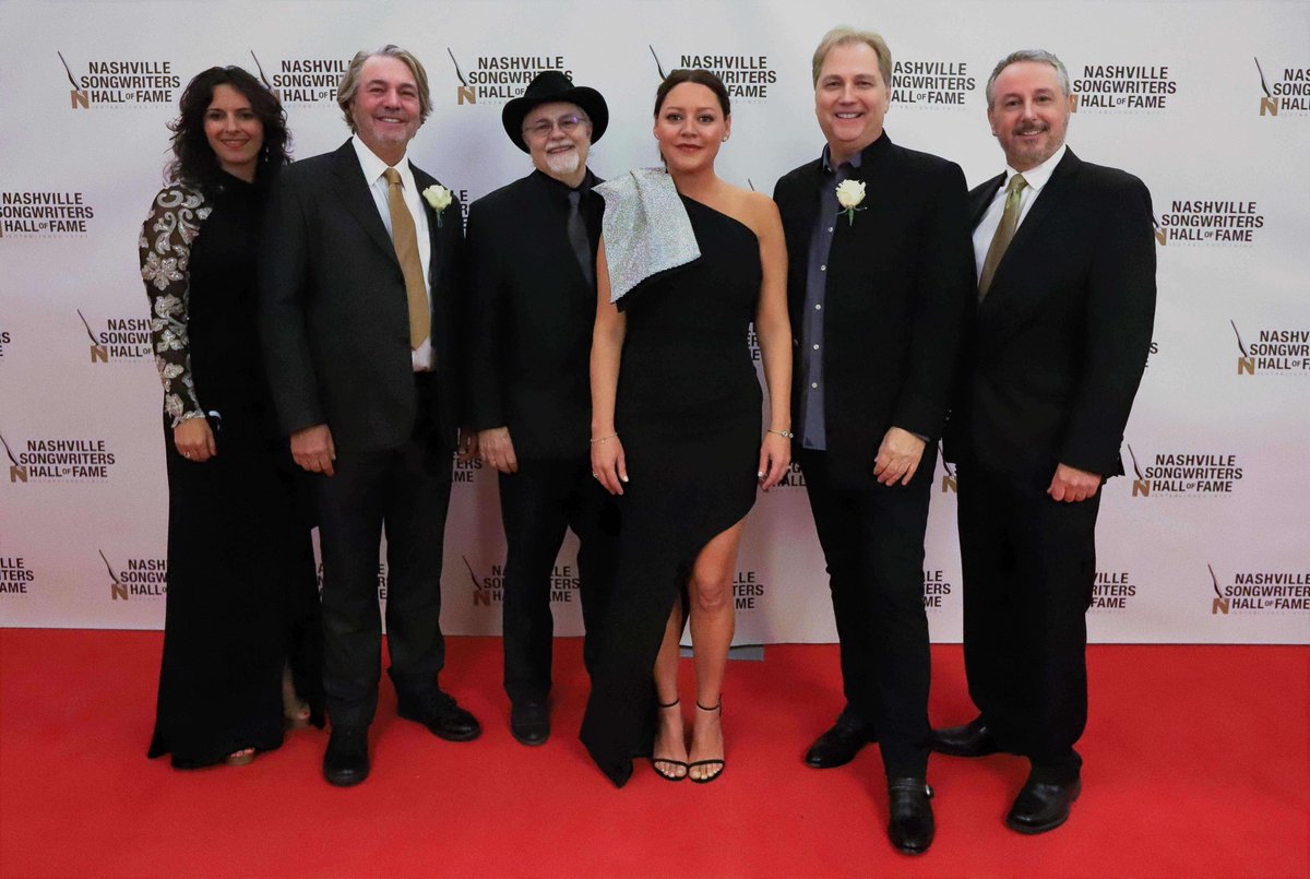What a night! What an honor to be inducted into the Nashville Songwriters Hall of Fame with such talented people. Thank you! <a href="/NaSHOFoffical/">Nashville Songwriters Hall of Fame</a>