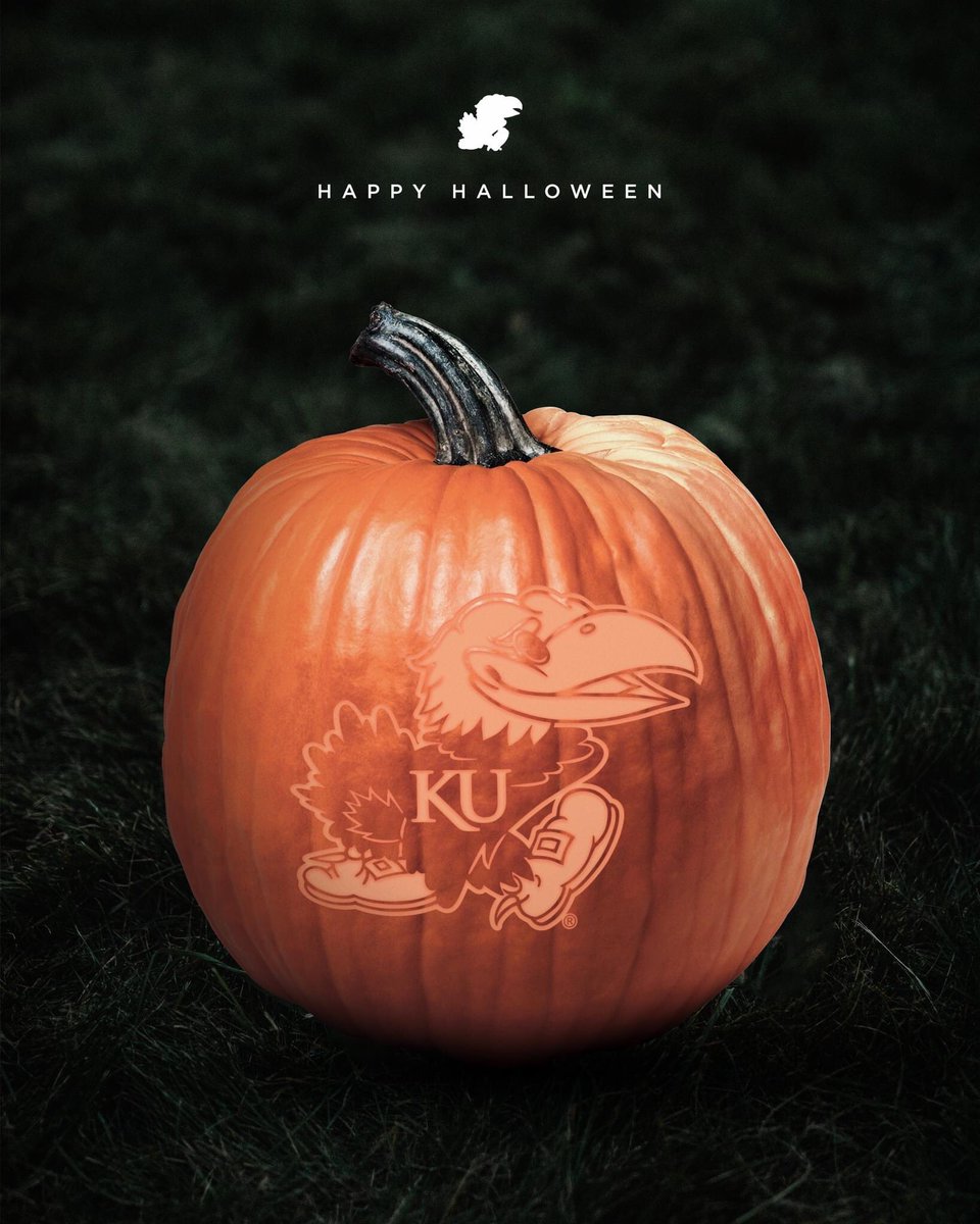 Happy Halloween, #Rockchalk-style. 👻 🎃