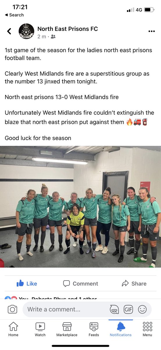 North East Prisons FC (@nehmpfootball) on Twitter photo 