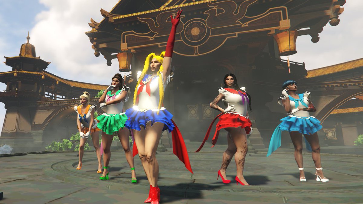 JaydahMwah's tweet photo. Halloween In @VampLifeRP W @iamMISTERGOAT #sailormoon #halloween #lalaxbabytate #sailormoon2.o #GTAV #GTA5 #Halloween https://t.co/E2UGXNMsgZ