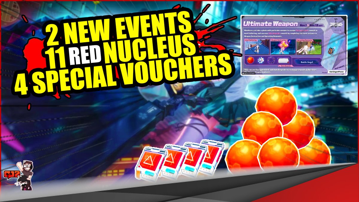 chaosprimeZ's tweet photo. Tower of Fantasy : 2 NEW EVENTS! 11 RED NUCLEUS, 4 SPECIAL VOUCHERS https://t.co/OvhdN2MjnA via @YouTube 
#ToF #TowerofFantasy #ToFevents

Enjoy the video! https://t.co/r0q1rGa3gV