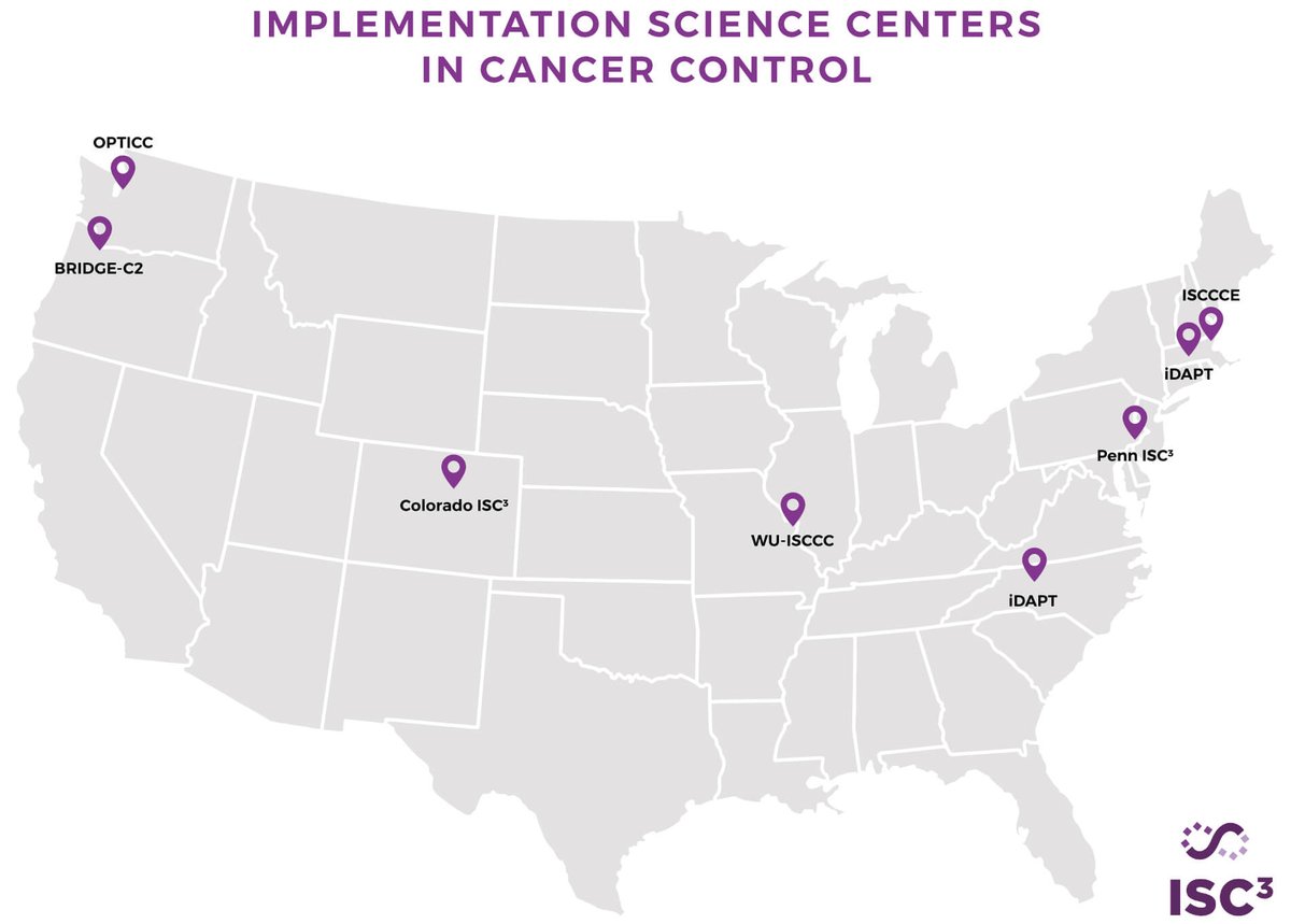 .@theNCI #ImplementationScience Centers in Cancer Control support the rapid development, testing, & refinement of innovative approaches to implement a range of EBIs. #NCI_ISC3 activities are organized around an overarching #impsci theme, learn more: ow.ly/gt8a50EgL0V