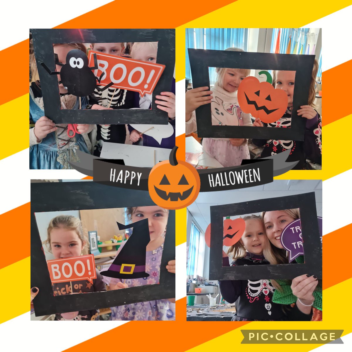 beancrossELC's tweet photo. Wow what a fun day at our nursery Halloween party! 👻🎃 We we’re showing off our cool dance moves as we done some party dances, played pass the pumpkin and musical bumps and also dressed the staff up as mummies!! 🎃👻 https://t.co/HQbUsoO2WT