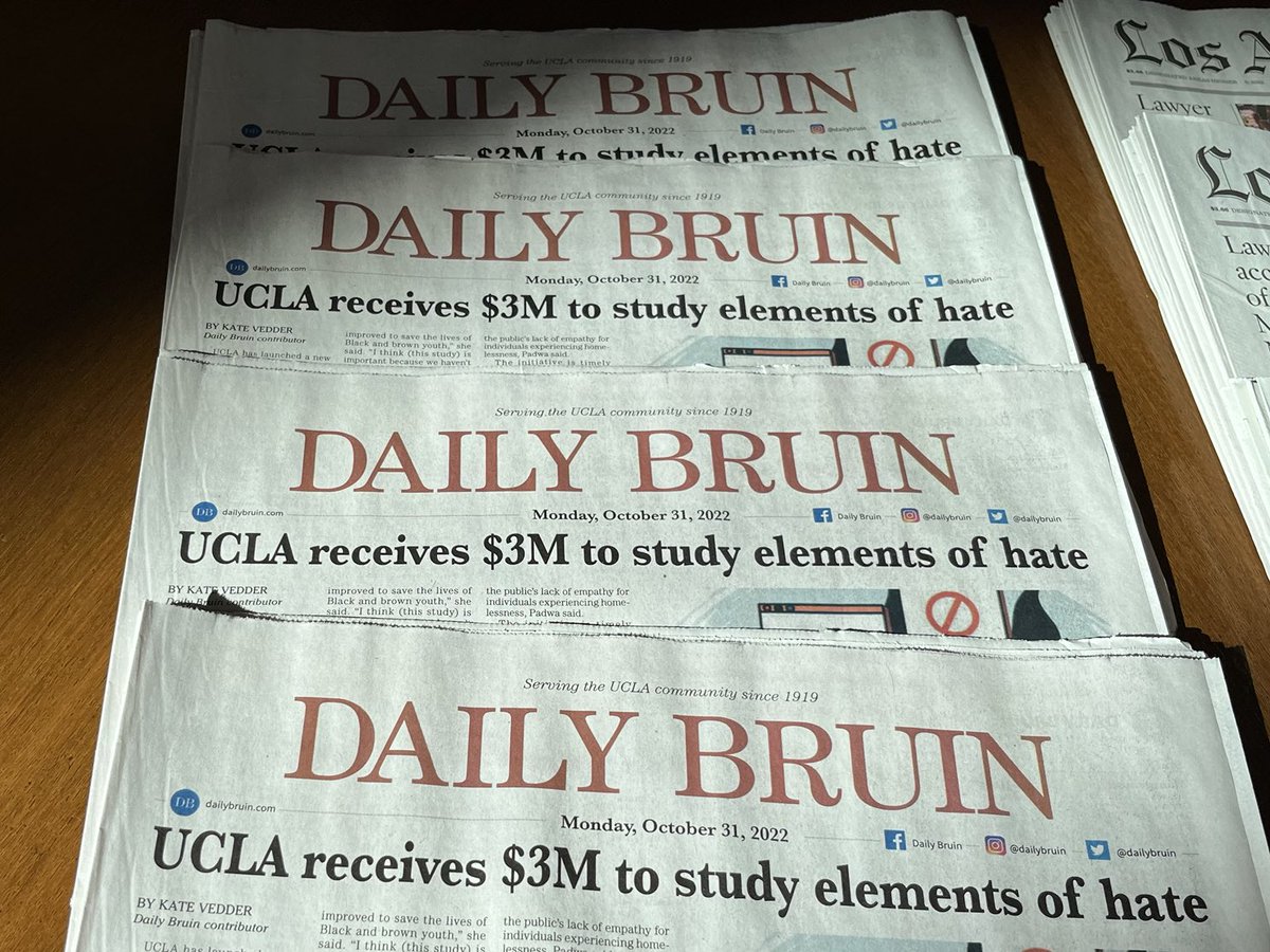 Did a Trojan handle the press run of the Daily Bruin?