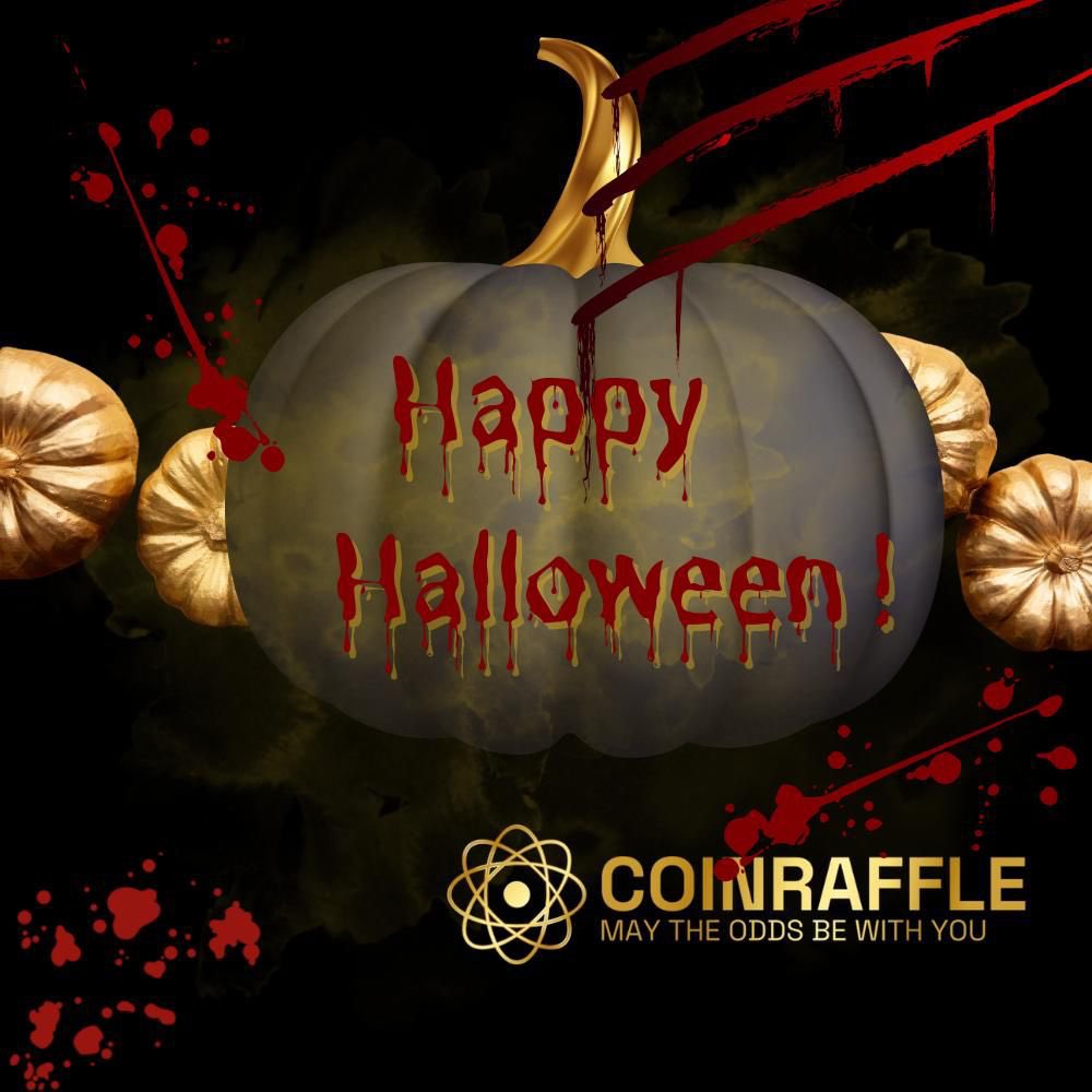 Look at your life, 
Now look to the future...
Halloween is the time to put a mask and become Someone else👻
Maybe a #billionaire?👑💎
With Coinraffle it can be your reality🤴
Happy #Halloween rafflers 🎃