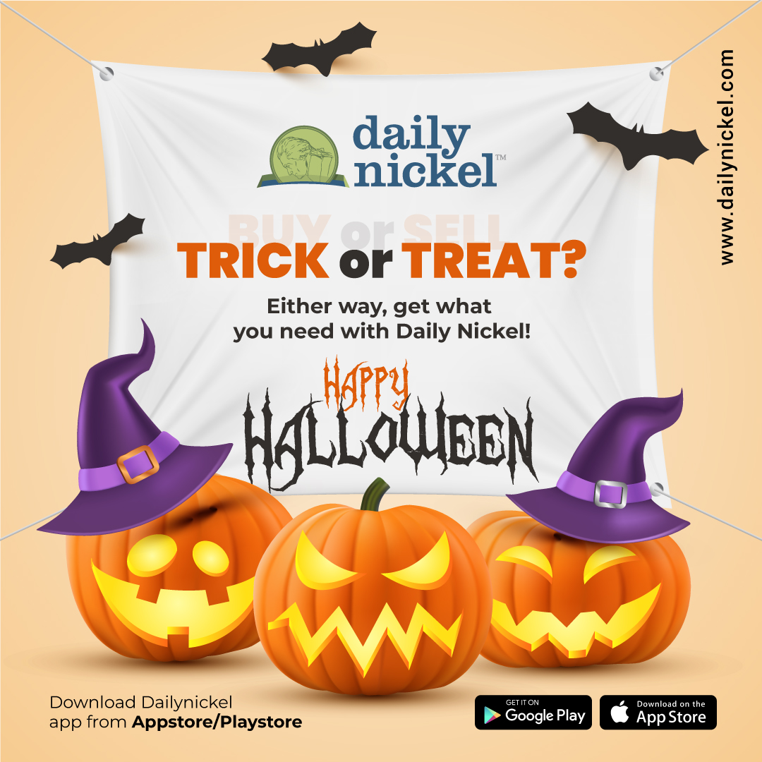 "#HappyHalloween, it is all about friends, monsters, candy and getting people together." likewise Daily Nickel brings people together to fulfil their needs! <a href="/RADcubeAlerts/">RADcube</a> 

#halloween #spooky #horror #halloweencostume #october #spookyseason #art #office  #halloweenmakeup #fall