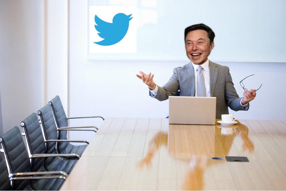 Live shot of Twitter’s new board of directors