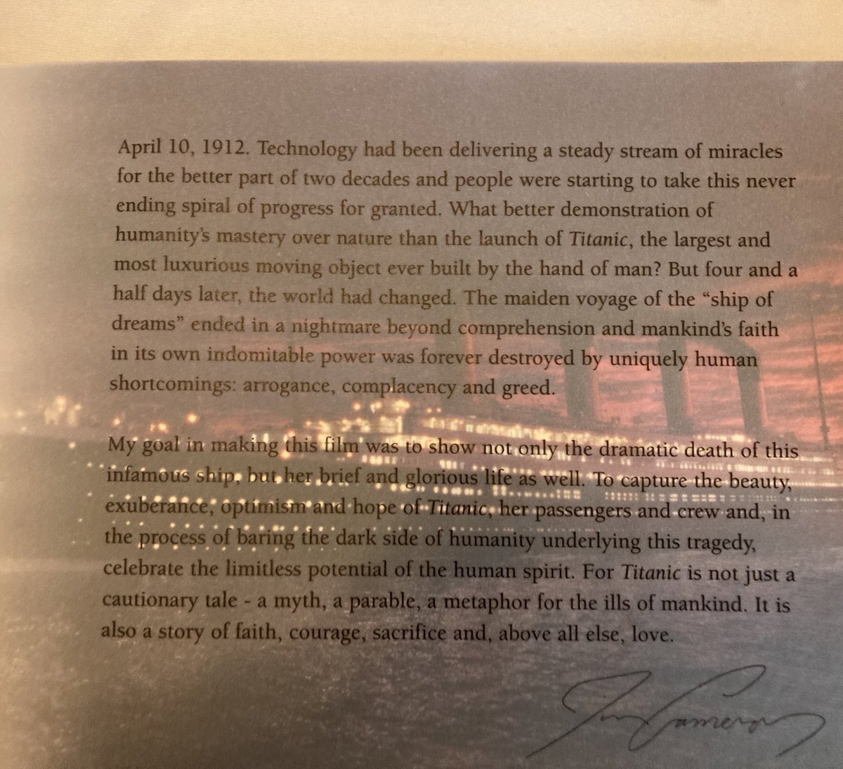 Jennie_D78's tweet image. look what I found while going through boxes! A titanic collectors edition(That’s right VHS) included is a negative of the film, and a book with scenes and dialogue of the film signed by James Cameron! Not sure what to do with the tapes, but I’m keeping the others.@LeoDiCaprio