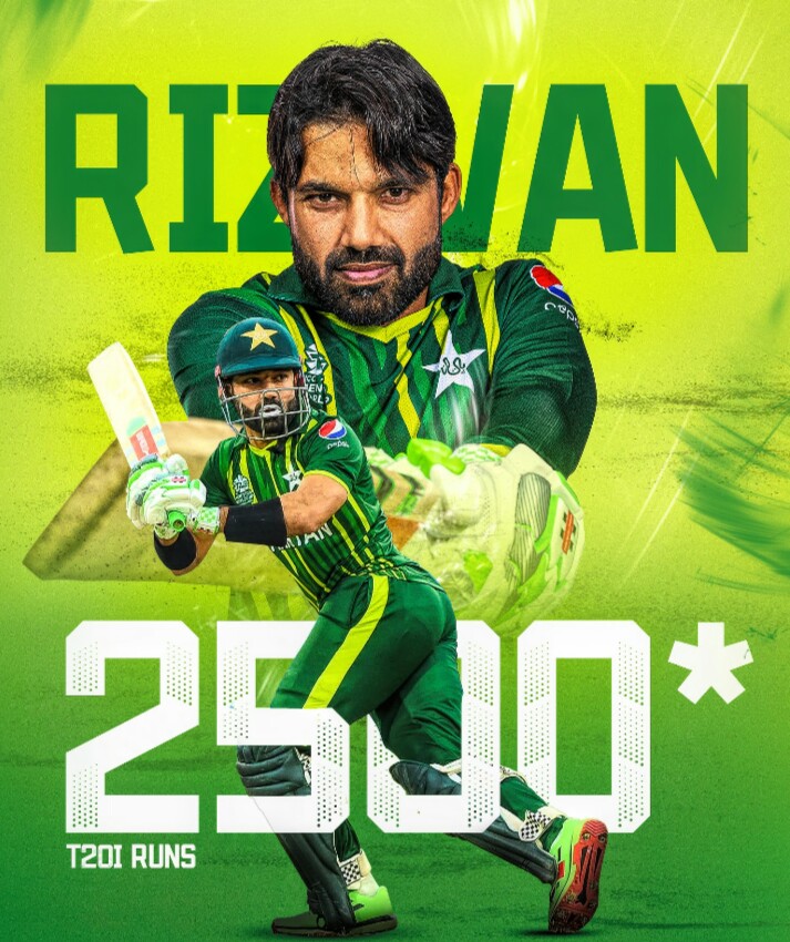 ArslanK79153262's tweet photo. Another Record for Muhammad Rizwan to completed his 2500 runs in T20 Format #Selfish #MuhammadRizwan #T20WorldCup #Babar #Pak #250runs https://t.co/bUVJfUibPd