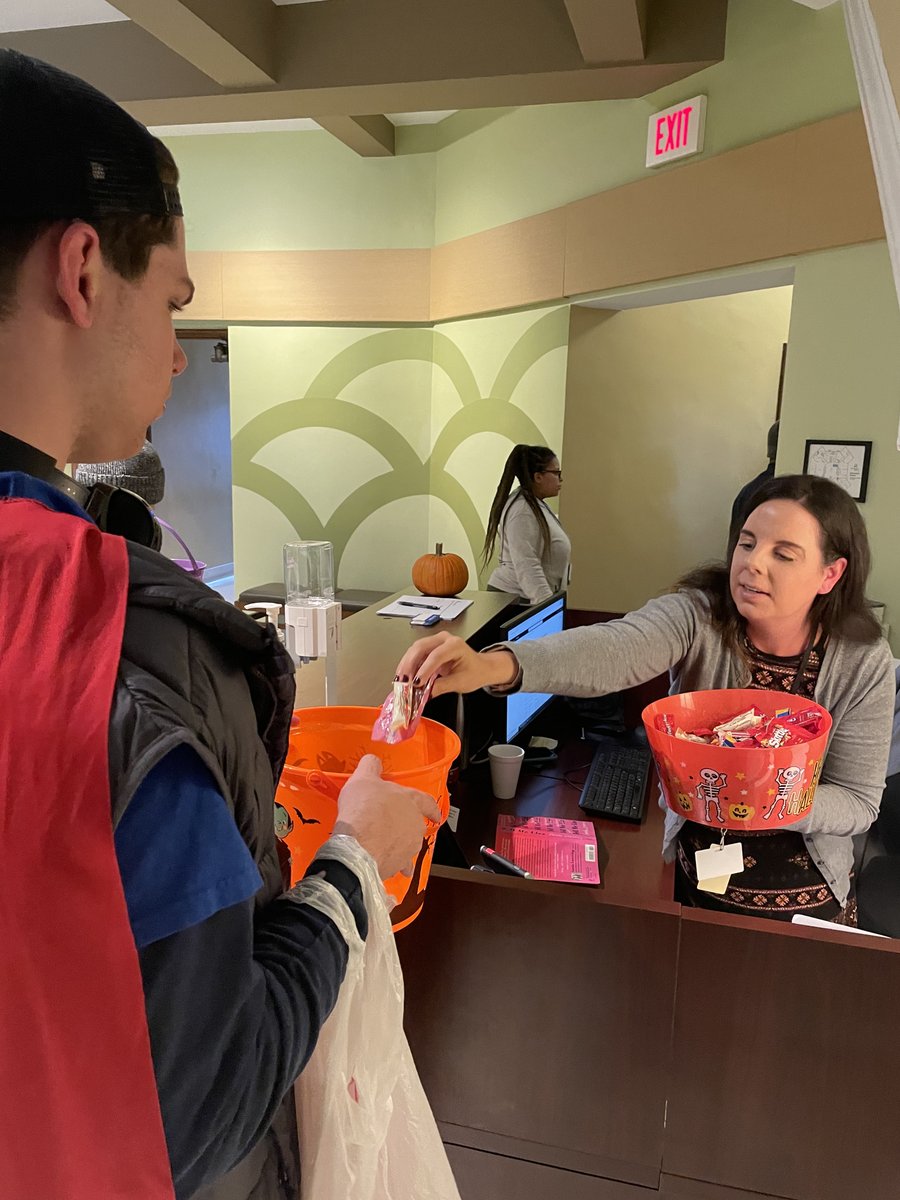 Only treats here! Halloween is in full swing at the Villa with Sarah Dooley Center for Autism students Trick-or-Treating around campus and Day Support's Fall Fling with food and fun in our pavilion. We hope everyone has a safe and spooky Halloween! 👻