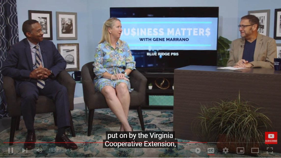 BotetourtChambr's tweet photo. Meet our Executive Director, Khari Ryder and Anna Muncy, Board President, as they share information about the Chamber's vision with Gene Marrano at Blue Ridge PBS. We're delighted to see the interest in what's happening in beautiful @botetourtcounty!

https://t.co/EW241MtvX2 https://t.co/CLitJq9XKf