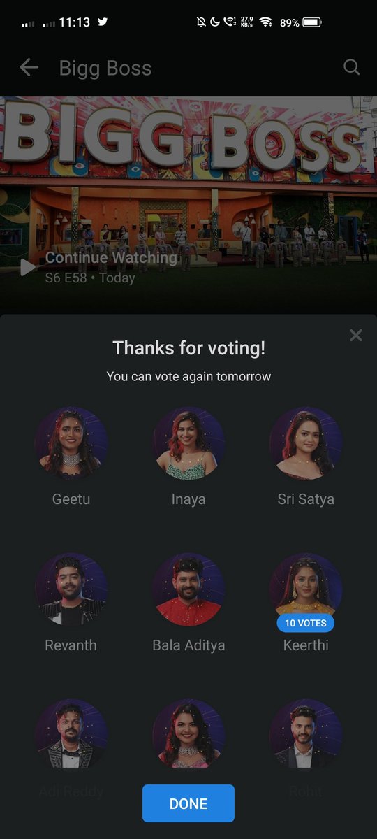 My_Name_is_ANIL's tweet photo. My Princess #Keerthi πππ
#QueenOfTasks π₯π₯π₯π₯
Here My Votes My Lovely #Keerthi
#KeerthiBhat
#BiggBoss
#BiggBossTelugu
#BiggBossTelugu6 https://t.co/OV9v0eEEE2