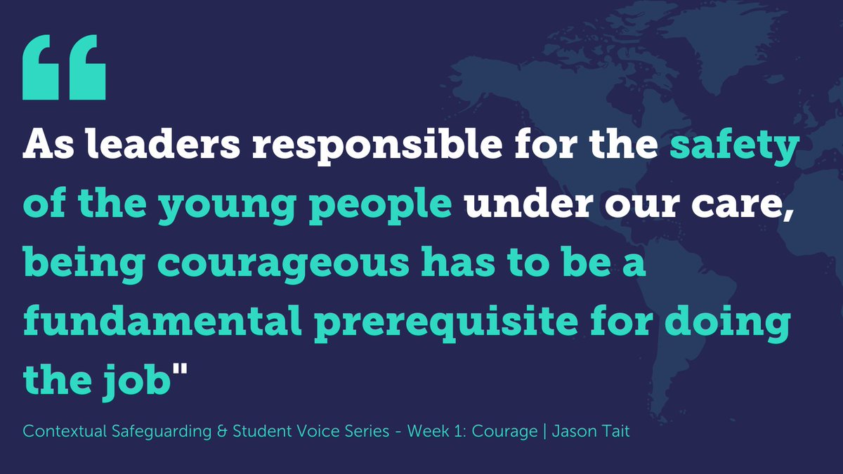 I_S_Network's tweet photo. In the first instalment of Jason Tait's Safeguarding series, he looks at the importance of Courage for children, teachers and leaders when facing a safeguarding issue. #intledchat
👉 Read full article here: https://t.co/gs1ipEbUTZ https://t.co/LIGeV5fYRK