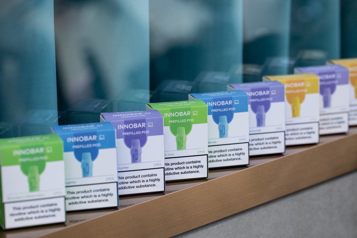 Innokintech's tweet photo. No matter your flavour preference, the Innobar C1 has you covered. Aquios water-based e-liquid carries fantastic flavour to your tastebuds without the potential harshness of high PG e-liquids.
18/21+ only
#Innokin #Aquios #InnobarC1 #Pod #waterbasedvaping #innovation https://t.co/qb33ByBMyC