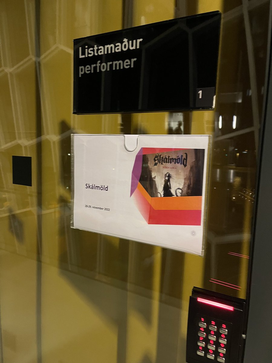 Ég vil spila í Eldborg amk tvisvar í mánuði! #skalmold #skalmoldontour #eldborg #harpa