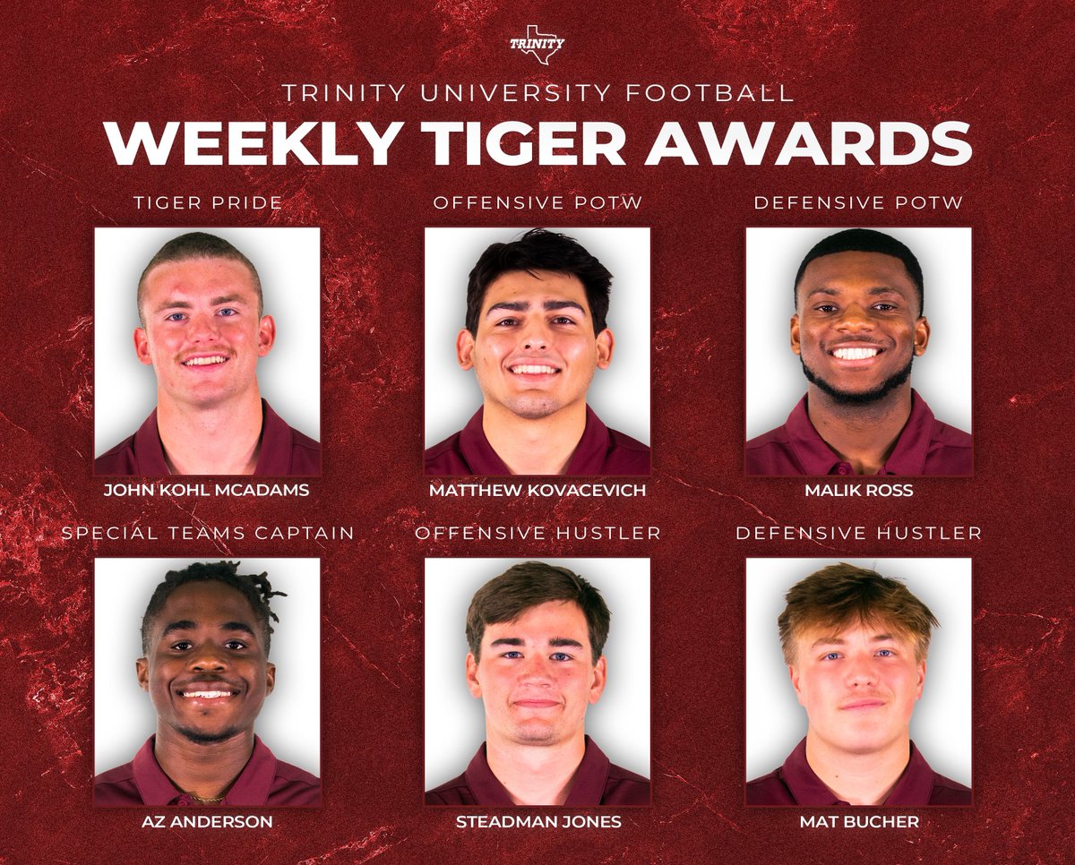 Trinity University Football tweet media