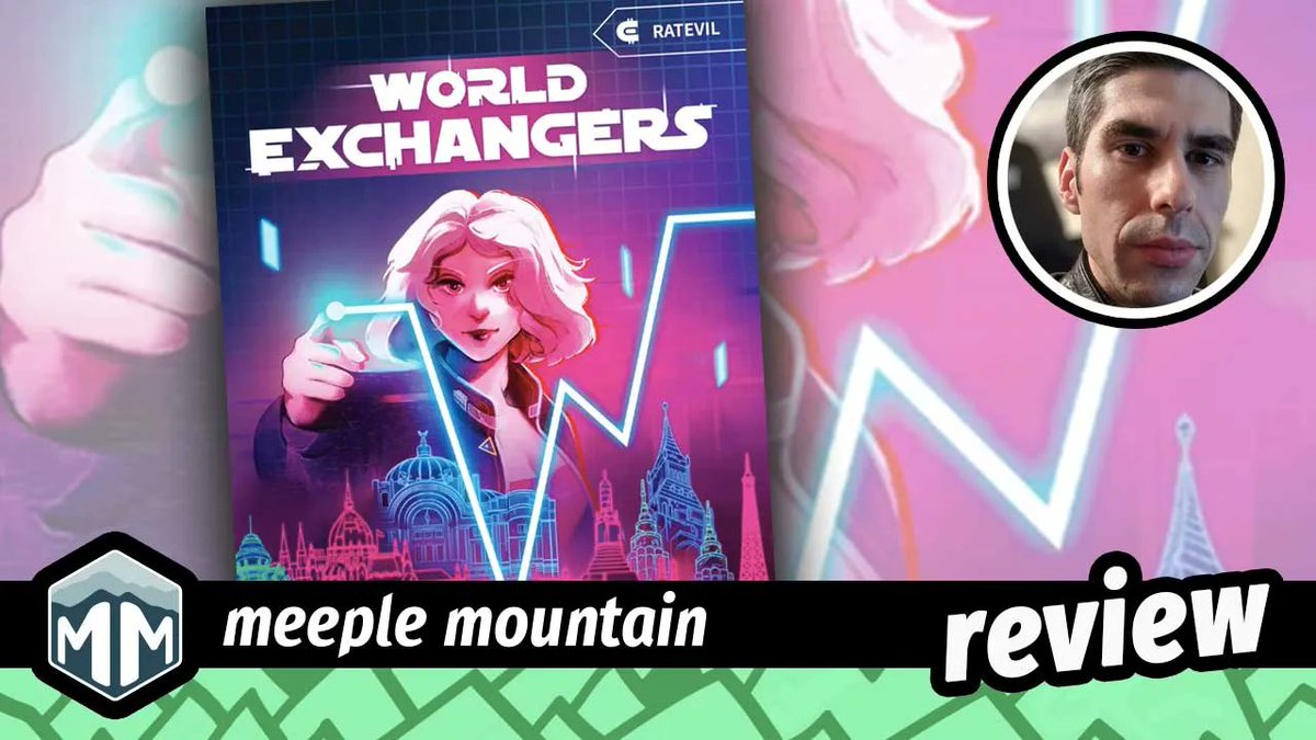 meeplemountain's tweet photo. Trade cities for profit and points in this set collection game by drawing lines on a grid. Is World Exchangers, from @boardgame_love weird? Yes. Great? Read on.
https://t.co/WyHqxGIfXq

#BoardGames #ImportGames #SciFiGame #EconomicGame https://t.co/G24YjDFM6S