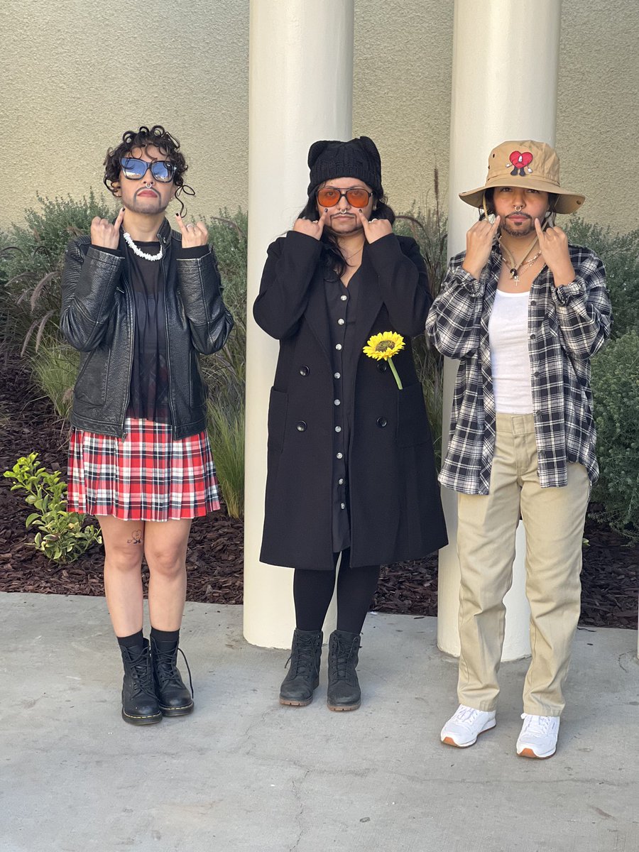 lejenny_'s tweet photo. started this month with benito &amp; now ending it as benito, look at how my cousin &amp; her coworkers won this halloween! 😭🤍👻 @sanbenito https://t.co/mPZzWv559r