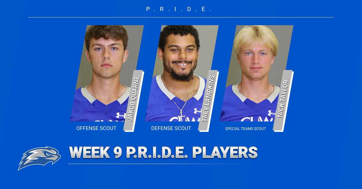 Here are your P.R.I.D.E. Players from this past week!