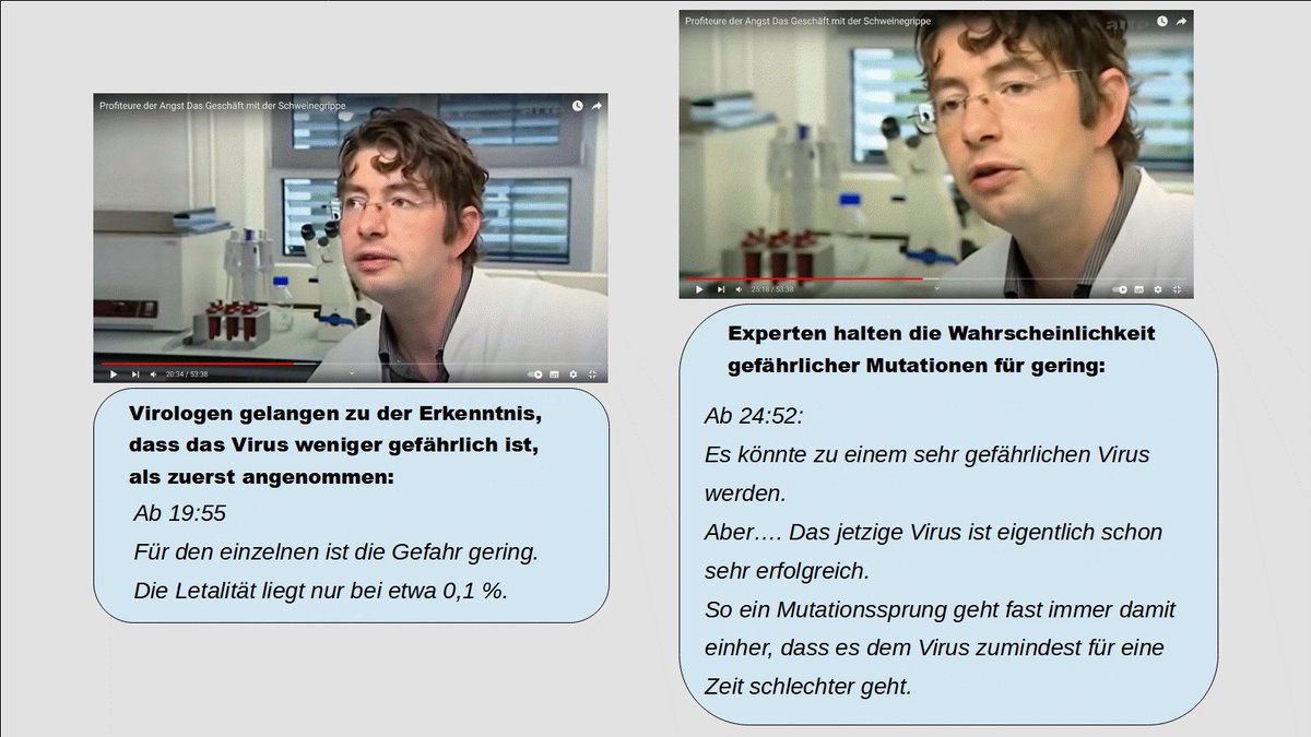 HintenVik's tweet photo. @LightwaveG @Musician1980 @punktpreradovic @c_drosten Drosten kommt in der kompletten Sendung genau 2 Mal als Experte zu Wort. Ansonsten wird weder sein Name genannt, noch der Name irgendeiner Organisation/Konzern, für die er jemals tätig war. https://t.co/p5kznmsnKS