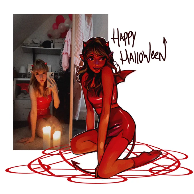 happy halloween from your closet demon 