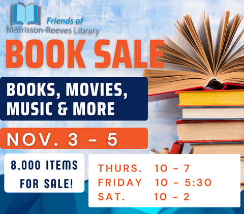 Jenie_MRL's tweet photo. BOOK SALE this week at MRL!  8,000 items to browse through. Most items are $1 or less.  We have special priced DVD sets and Book Sets too. Bargain Hunt With Us!   All proceeds help to pay for programs at the library. https://t.co/yidi80QBLG