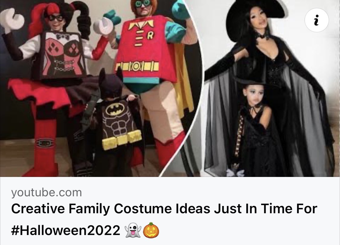 MWifehood's tweet photo. Creative Family Costume Ideas Just In Time For #Halloween2022 👻🎃

Be Sure To LIKE, SHARE, COMMENT &amp; SUBSCRIBE To Our YouTube Channel 📺

https://t.co/e2j5p6AC7N https://t.co/iua2kvRaoJ