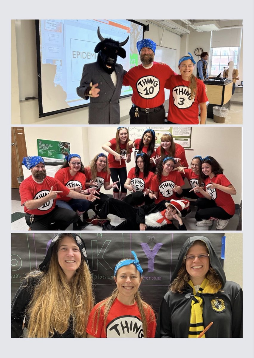 Trick or Treat!  Happy Halloween 2022!  Fun with several of your favorite biology and chemistry professors! #MarshallUScience #MarshallUFamily