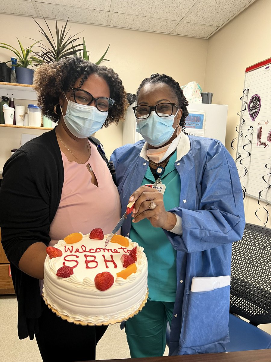 Successful first day! Engaged with the team. I’m here to support you,elevate critical cares nursing practice, and improve our outcomes! #CriticalCareCARES #ProudDON #SBH