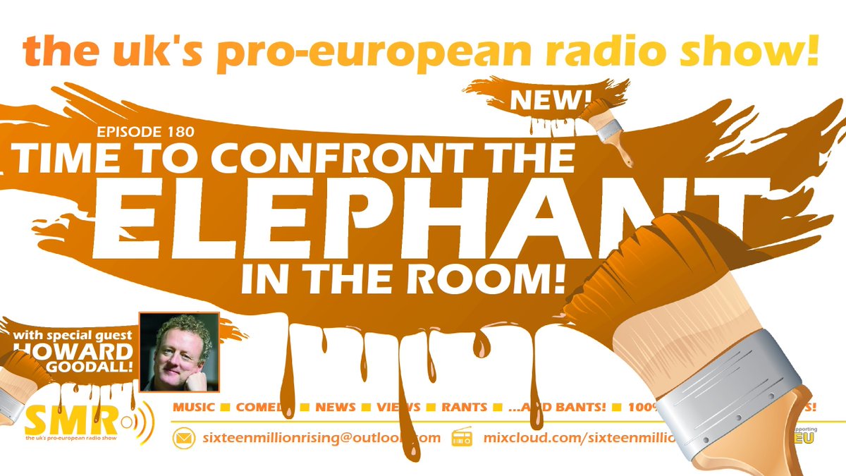 NEW: @16MillionRising is back to confront 'The Elephant In The Room!' with special guests @Howard_Goodall and @WINACHI_BAND 🎸 Listen for free! 👉 bit.ly/3Dn3lBR 🎧 Like it? We need your help! 🙋‍♂️ Please donate or subscribe here: 👉 bit.ly/3diFU3z 🎧