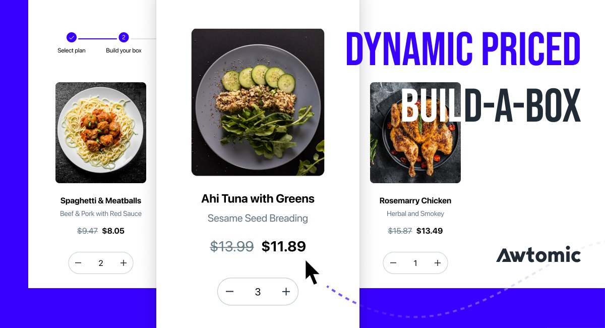 Higher AOV, excellent customer experience, and works for products of any price point! Our Dynamically priced build-a-box lets you charge customers for what they select - more flexibility for everyone.

#subscription #bundles #buildabox #shopify #shopifyplus #ecommercetips