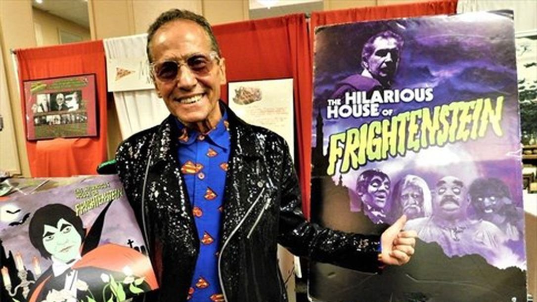 BillBriouxTV's tweet photo. Don't go trick or treating until you've heard #MitchMarkowitz on the origins of #CHCH's  madcap &amp; mcabre kiddie show for the ages, the #HilariousHouseofFrightenstein. Link to read more and listen to the podcast here: https://t.co/O4saZcTEFt @CHCHTV https://t.co/9FeiXubTDH