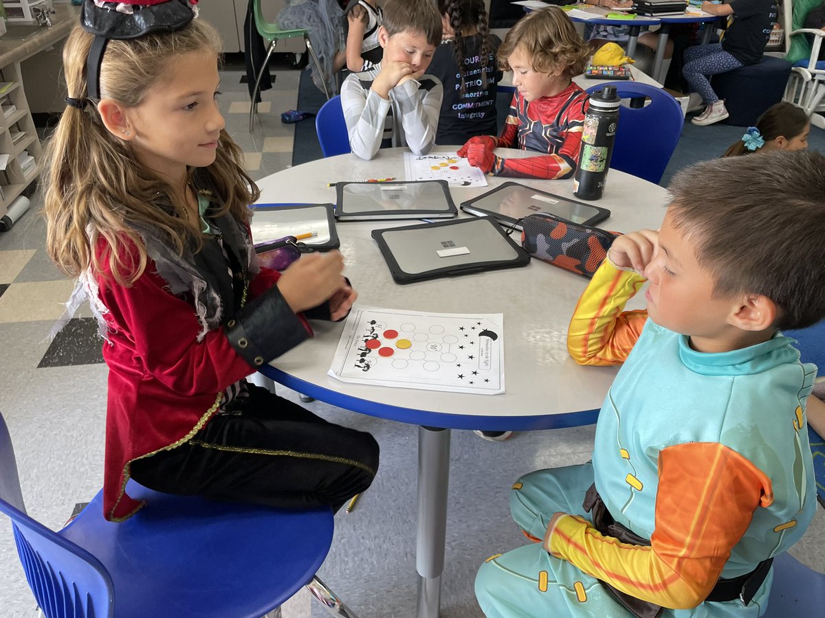DavidsonMViT's tweet photo. When else would you play "Werewolves in the Night" except Halloween?! Kids loving the strategies involved! #mvitsimi #simischools #thirdgraderocks https://t.co/3hQGsv8frK