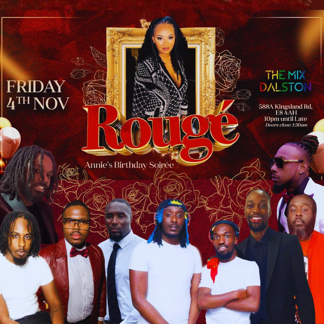 Rouge! Come celebrate! Wear a touch of Red! Tickets; eventbrite.co.uk/e/rouge-annies… <a href="/Masmustplay/">Mas Must Play</a> <a href="/Anniemaii_/">Annie</a>