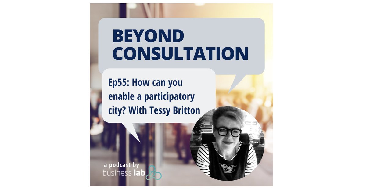 I was kindly invited to talk about the innovative Participatory City approach with Paul McGregor for his podcast and Hamish Lindop @unevendistrib who is developing an initiative in Auckland. You can listen here &gt; businesslab.co.nz/beyond-consult…