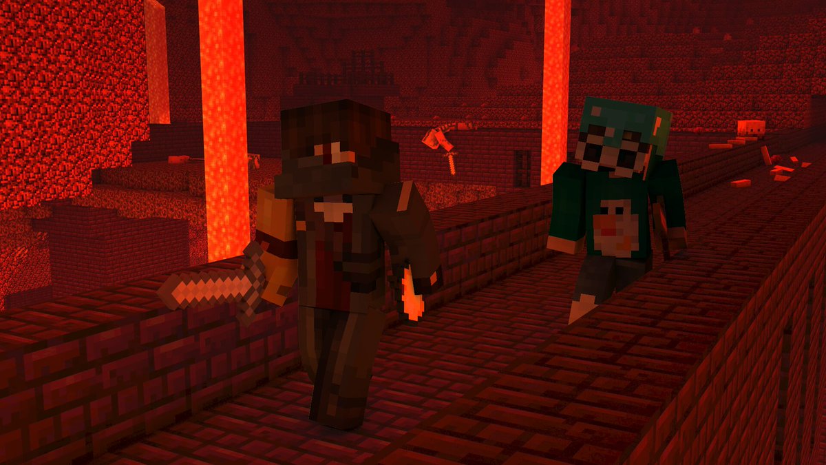 Genuine_MC's tweet photo. Happy Halloween! 🎃 Enjoy your trip through the Nether!

#genuinemc #genmc #minecraft #Halloween #Halloween2022 #gamingcommunity #gaming #community https://t.co/0fLaKsbE8S