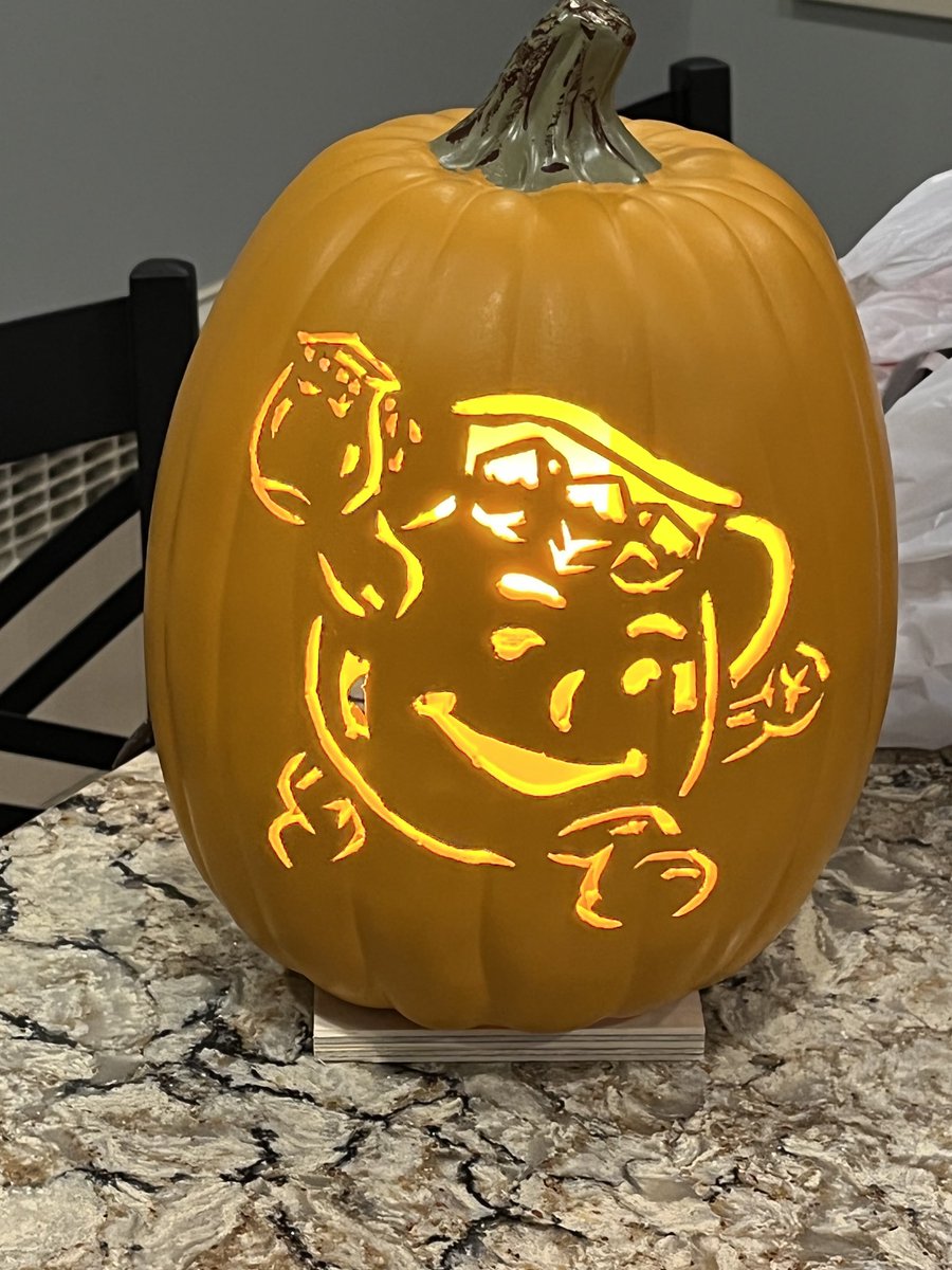Tired of watching your carved pumpkins go bad?  Carve a craft pumpkin and your creation will last forever!
